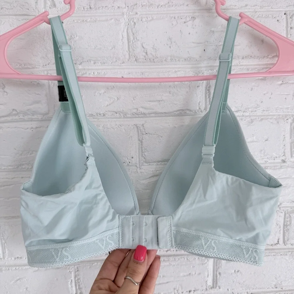 Victoria's Secret PINK Bra Women's 32DDD Lightly Lined Full‎ Coverage Smooth Blu